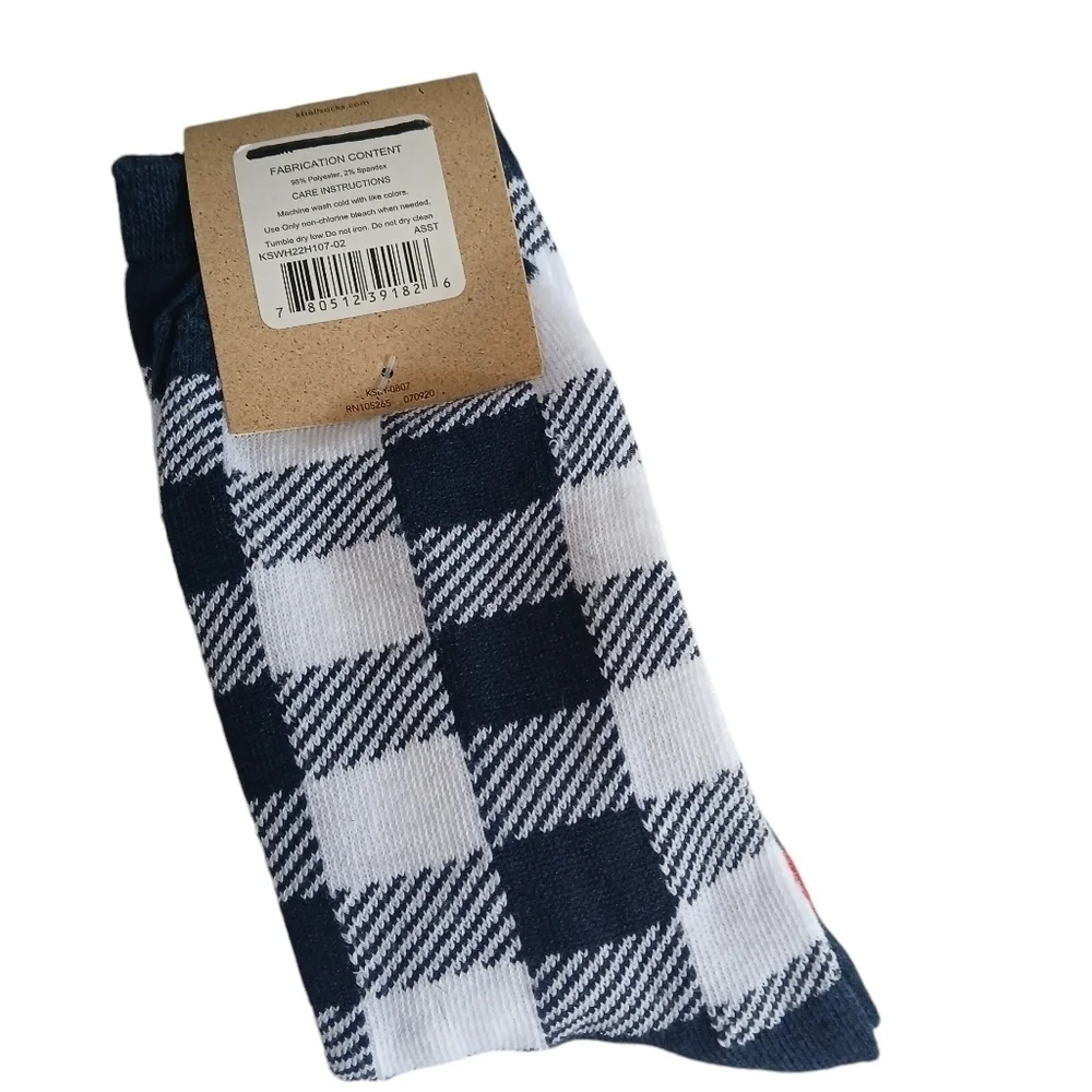 Christmas Winter Socks K. Bell Women's Crew Holiday Assortment 2 Pairs